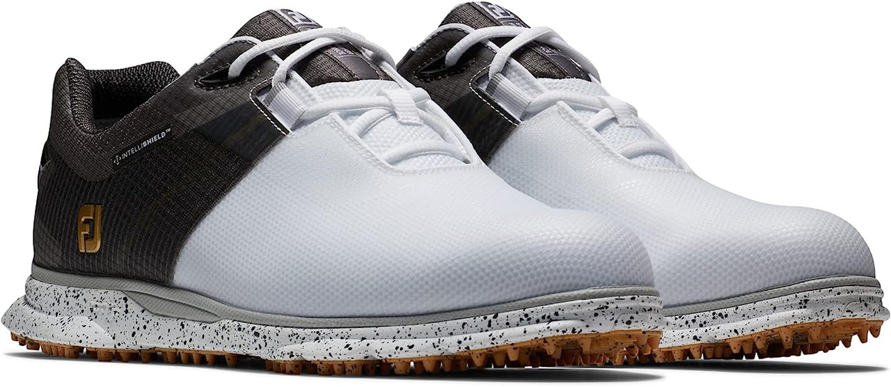 New Men's Footjoy Pro SL Sport Golf Shoes - White/Black - 53863