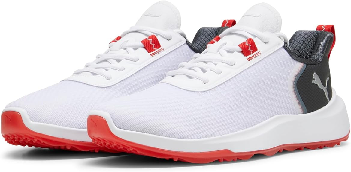 New Men s Puma Fusion Crush Sport Golf Shoes White/Coal 379204 01