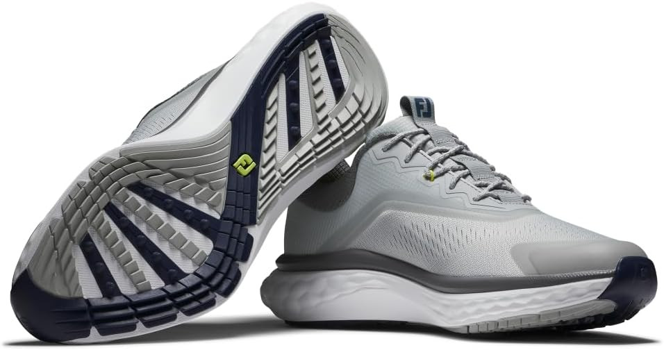 New Men's Footjoy Quantum Spikeless Golf Shoes - Grey - 56991