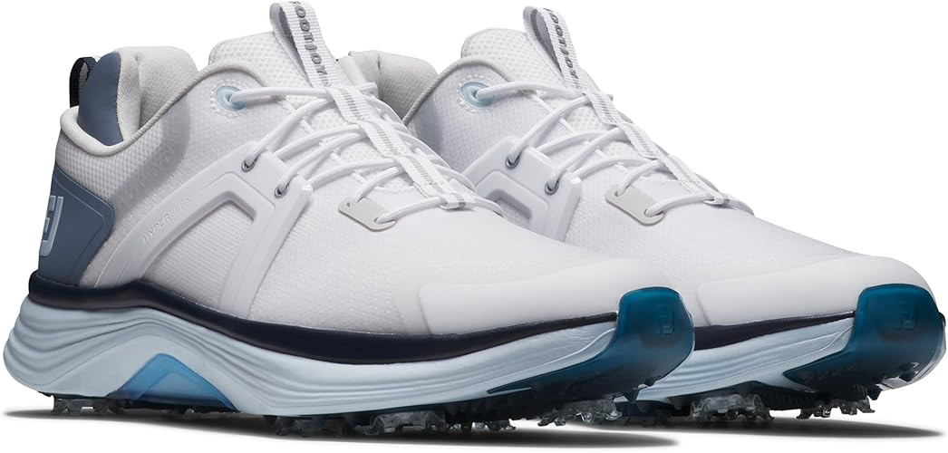 New Men's Footjoy Hyperflex - White/Blue - 55471 - Dallas Golf Company