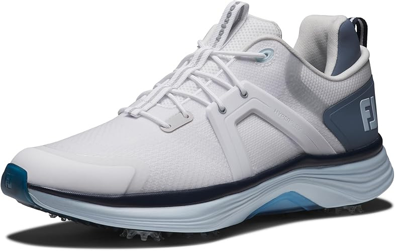 New Men's Footjoy Hyperflex - White/Blue - 55471 - Dallas Golf Company