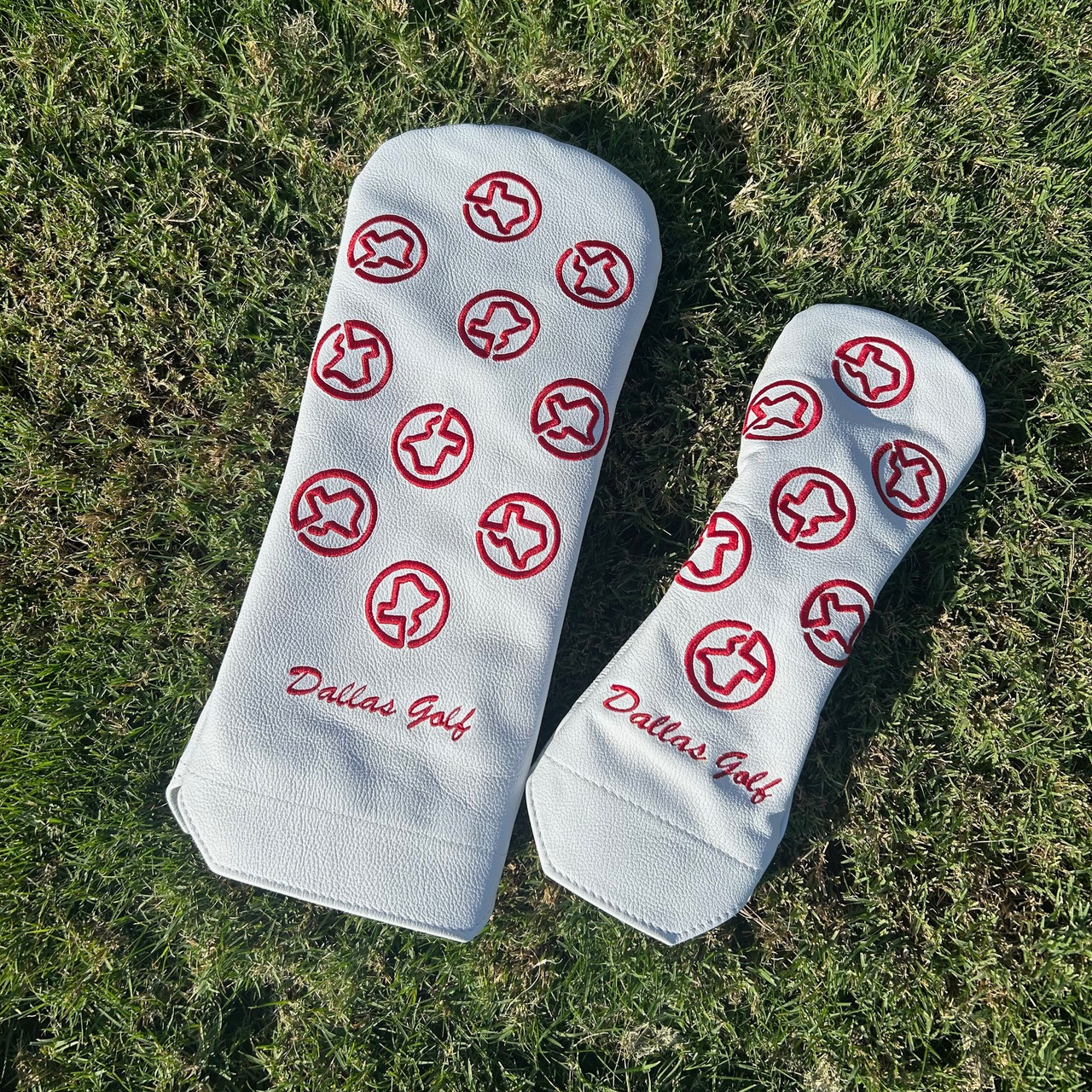 Winston Collection Circle Texas Headcover - White Winston Collection Circle Texas Headcover - White