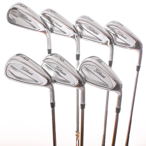 Titleist T350 2023 Forged Iron Set 5-PW,AW AMT Red Stiff Flex Steel RH (-1/2")