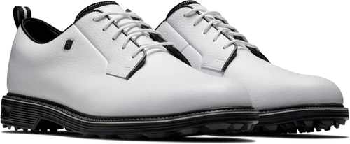 New Men's Footjoy Premiere Series Field Spikeless Golf Shoes - White/Black - 54327