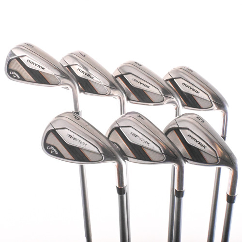 Callaway Mavrik Iron Set 6-PW,AW,GW Catalyst 5.5 65g R-Flex Graphite RH