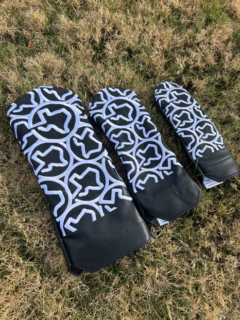 Winston Collection Circle Texas Headcover - BLACK