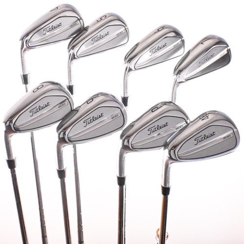 Titleist T200 2023 Forged Iron Set 4-PW,AW AMT Black Stiff Steel LH (+1/2")