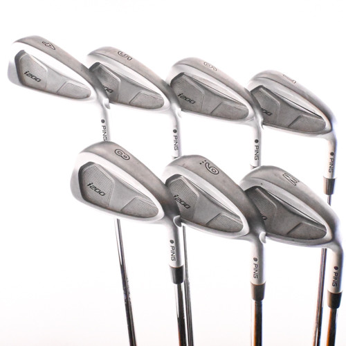 Ping I200 (Black Dot) Iron Set 4-PW AWT 2.0 Stiff Flex Steel RH