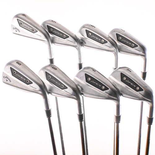 New Callaway Apex Pro 19 Smoke Forged Iron Set 4-PW,AW Stiff Flex