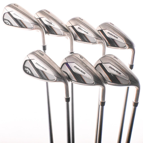 Callaway Mavrik Iron Set 5-PW,AW Catalyst 5.5 65g R-Flex Graphite RH