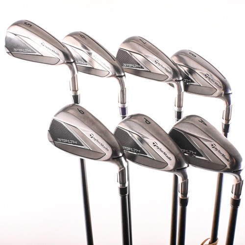 TaylorMade Stealth Iron Set 5-PW,AW Recoil F3 R-Flex Graphite RH