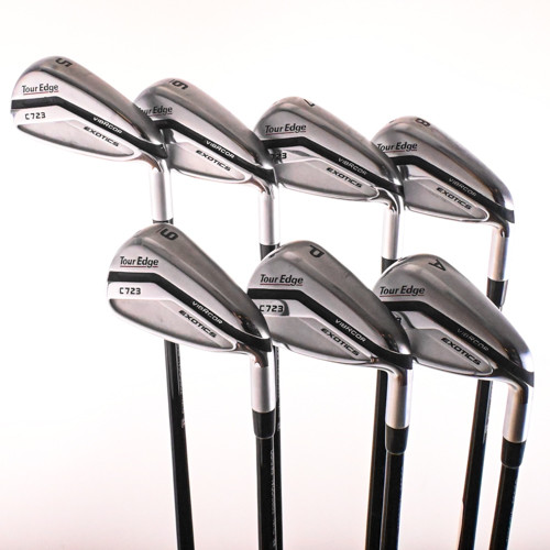 Tour Edge Exotics C723 Iron Set 5-PW,AW HZRDUS 6.5 80g X-Flex  Graphite RH