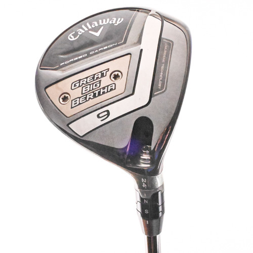 Callaway Great Big Bertha 9-Wood 24* Helium 5F2 Senior Flex Graphite RH +HC