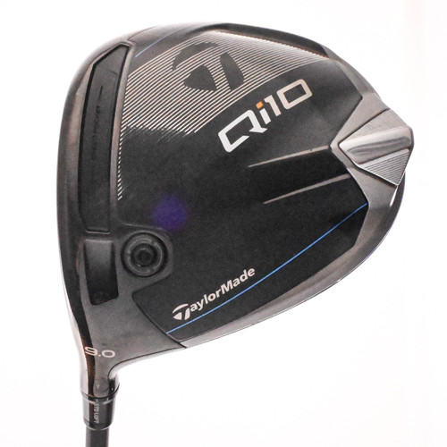 TaylorMade Qi10 Driver 9* REAX Blue 50g Stiff Flex Graphite LH