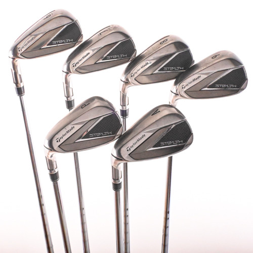 TaylorMade Stealth Iron Set 6-PW,AW KBS Max MT 85 R-Flex Steel LH