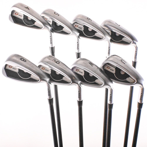 Ping G400 (Black Dot) Iron Set 4-PW,UW Alta CB R-Flex Graphite RH