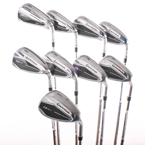 TaylorMade Qi Iron Set 4-PW,AW,LW DG 105g X-Flex Steel RH