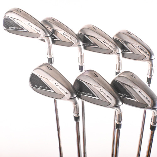 TaylorMade Stealth Iron Set 5-PW,AW KBS Max MT 85g R-Flex Steel RH