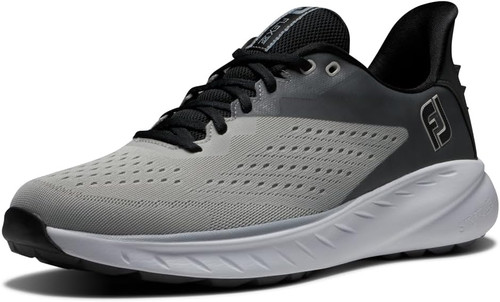 New Men's Footjoy Flex XP Golf Shoes - Grey/White - 56281