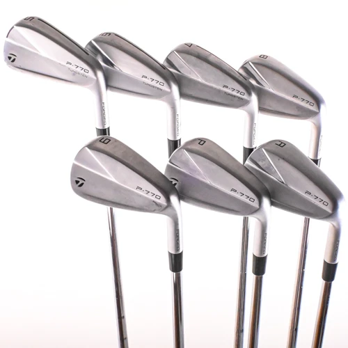 TaylorMade 2023 P770 Forged Iron Set 5-PW,AW KBS Stiff Flex Steel RH