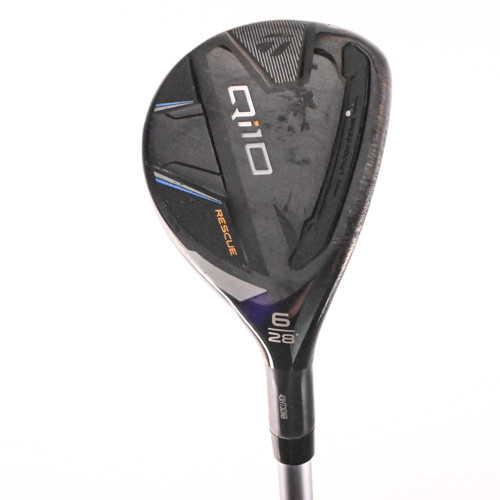 TaylorMade Qi10 Hybrid #6 28* Speeder NX 50g R-Flex Graphite RH