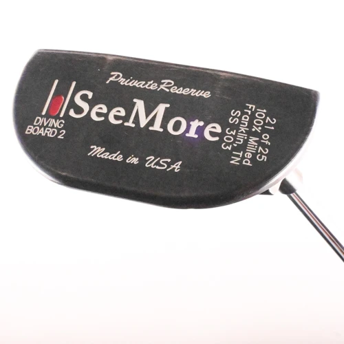 SeeMore Private Reserve Diving Board 2 Black Putter 34" RH