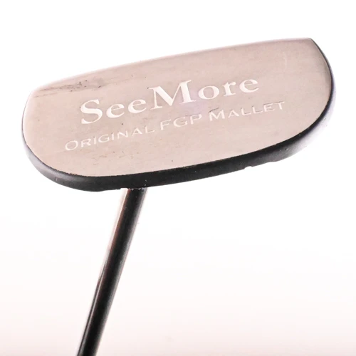 SeeMore Original FGP Mallet Matte Black Putter 34" LH