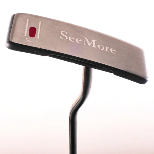 SeeMore Si2 Matte Black Double Bend Putter 35" RH