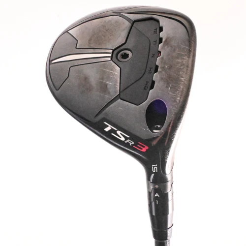 Titleist TSR3 3-Wood 15* Aldila Rogue 70g Stiff Flex Graphite RH +HC