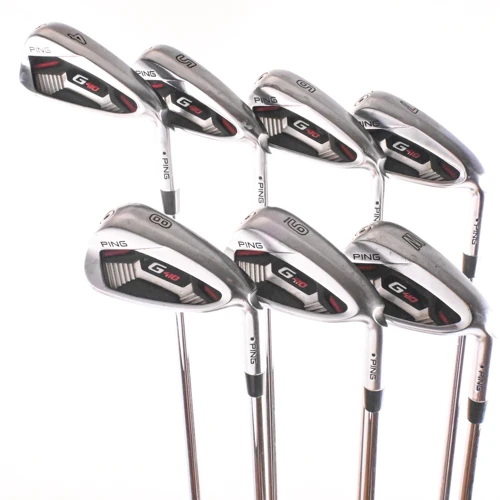 Ping G410 (Black Dot) Iron Set 4-PW AWT 2.0 R-Flex Steel RH