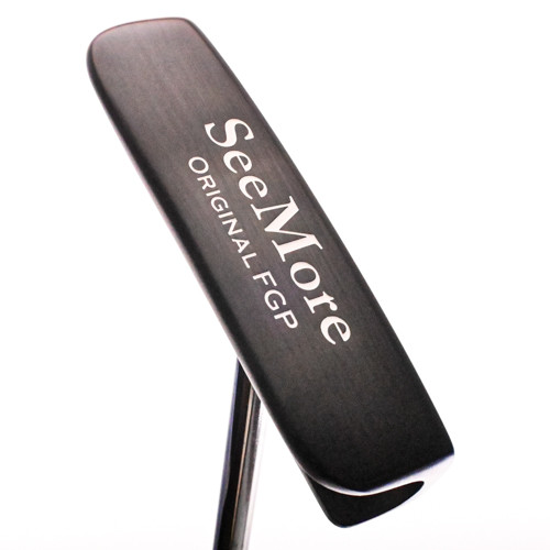 SeeMore Original FGP Matte Black CS Putter 33" RH +HC