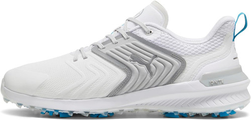New Men's Puma Ignite Innovate Golf Shoes - White/Grey - 379431 05
