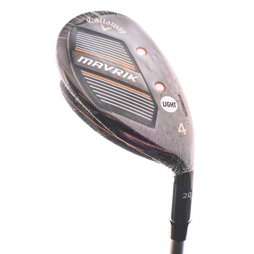 New Callaway Mavrik Hybrid #4 20* Catalyst 5.0 55g Senior Flex Graphite RH +HC