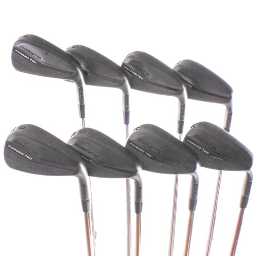 Cobra King Forged Tec Black Irons 4-PW,GW Project X 6.5 LZ X-Flex