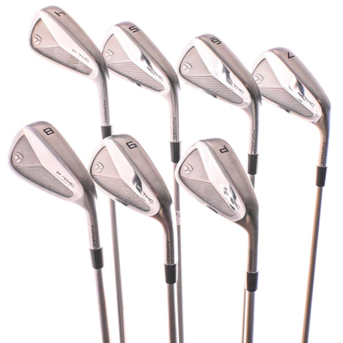 TaylorMade P7MC 23 Iron Set 4-PW KBS C-Taper Lite 115g X-Flex Steel RH
