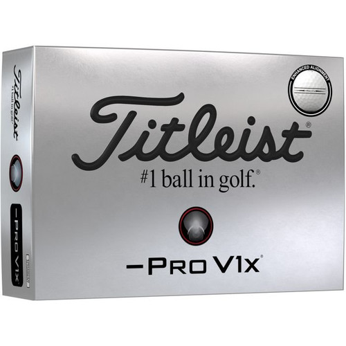 Titleist Pro V1x Left Dash Enhanced Alignment Golf Balls
