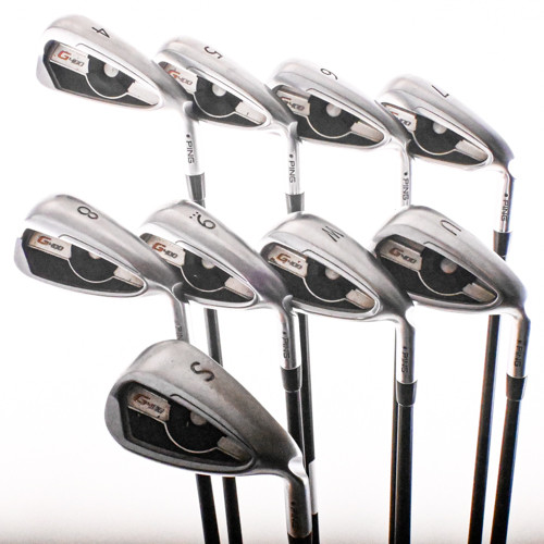 Ping G400 (Black Dot) Iron Set 4-PW,UW,SW Alta CB R-Flex Graphite