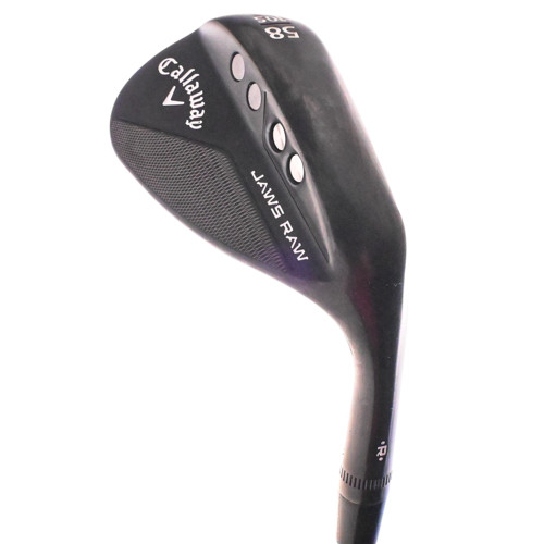 Callaway Jaws Raw Black Plasma S-Grind Wedge 58.10* Uniflex Steel