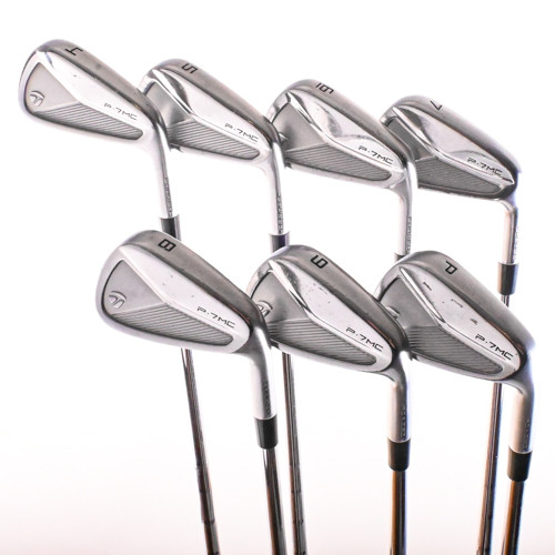 TaylorMade P7MC 2023 Forged Iron Set 4-PW KBS Stiff Flex Steel RH