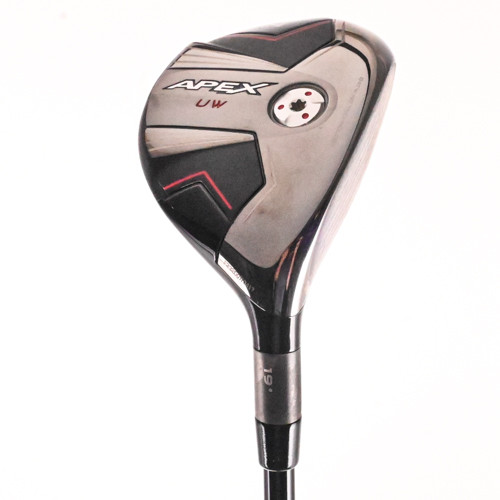 Callaway Apex UW Hybrid 19* MMT Black 70g R-Flex Graphite RH +HC
