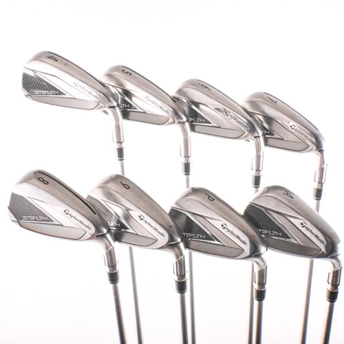 TaylorMade Stealth Iron Set 4-PW,AW KBS C-Taper 120g Stiff Flex