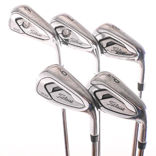 Titleist 2019 T200 Iron Set 6-PW AMT Tour White Stiff Flex Steel
