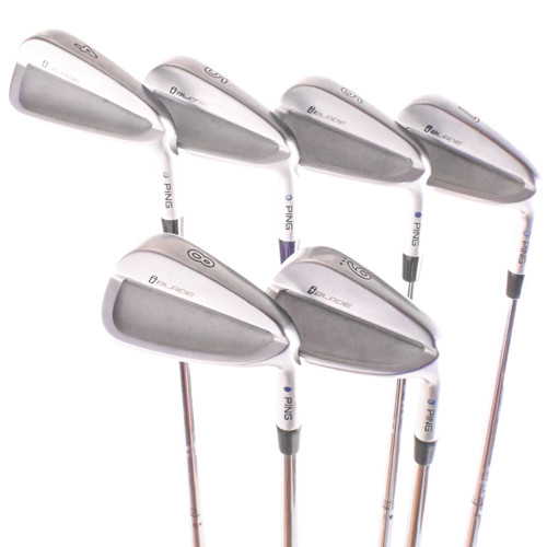 Ping IBlade (Blue Dot) Iron Set 4-9 Stiff Flex Steel RH - Dallas