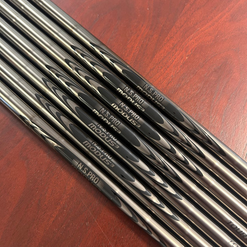 Nippon Modus Luxury Black Iron Shafts — 120 Stiff Wedge