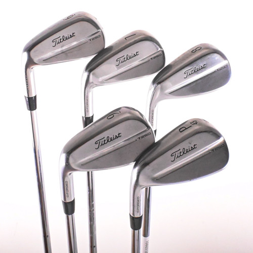 Titleist T200 2025 Forged Iron Set 6-PW AMT Tour White Stiff Flex