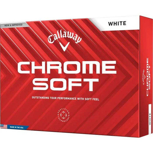 在庫最終！Callaway Chrome Soft 2024 ホワイト 2ダース 2024-chrome-soft-white-