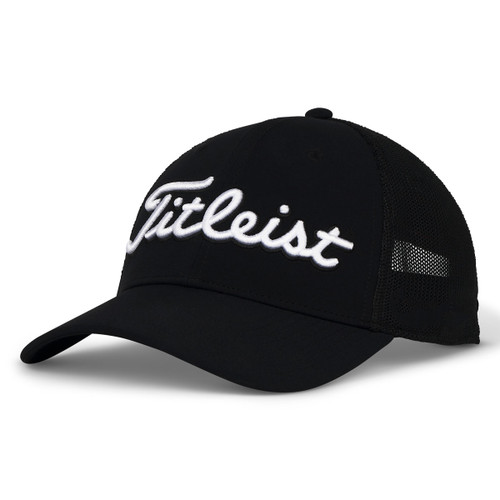 Titleist Tour Performance Mesh Hat Black/White Dallas Golf Company