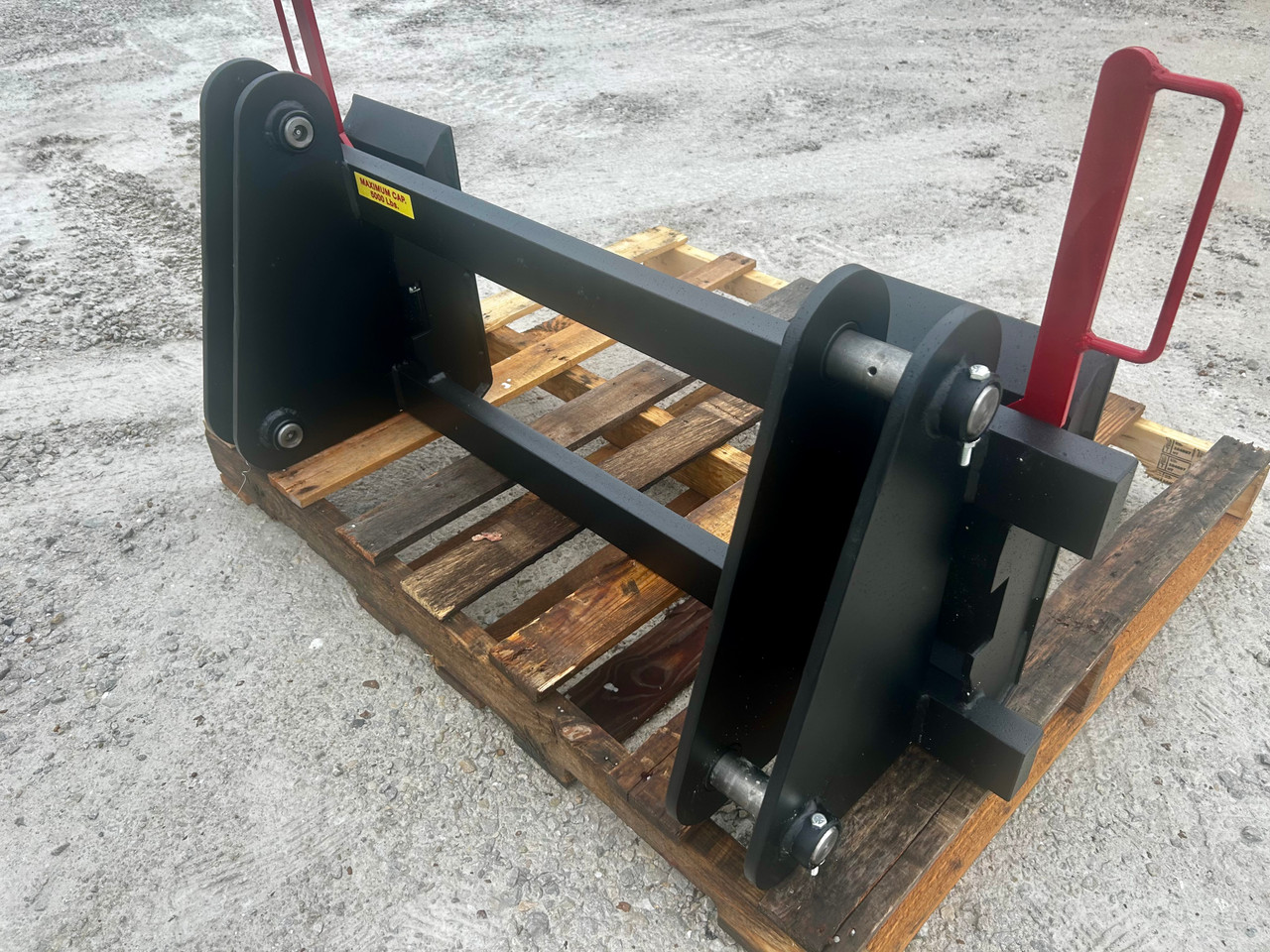 Quick Hitch Adapter Case 580N to Skid Steer Attachment