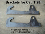 Attachment Bracket pair to fit Cat IT 28 Loader Hitch, CAT IT 28 BRACKETS FOR A BUILD YOUR OWN ADAPTER 