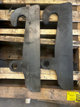 JRB 416 BRACKETS ARE FOR A BUILD YOUR OWN MAKE UP. WITH THESE JRB 416 BRACKETS YOU CAN WELD THEM TO A FLAT BUCKET, YOU CAN BUILD A JRB 416 TO SKIDSTEER CONVERSION OR ANY OTHER MAKE UP. JRB 416 IS ONE OF THE MOST POPULAR CAT HOOK UPS.